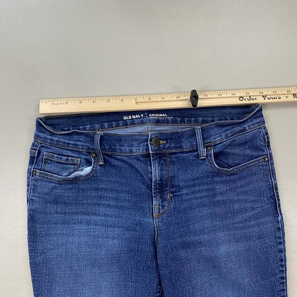 Old Navy Jeans Womens 10 Short Blue Diva Bootcut Original Mid Rise 10P 32x30 - Picture 4 of 13